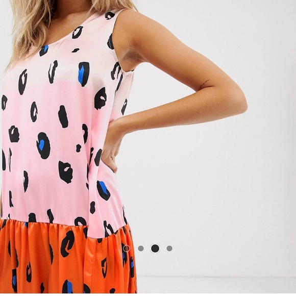 Pink Animal Print Dress - Picture 3 of 4